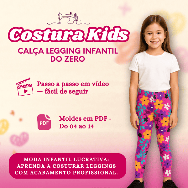 Calça Legging Infantil