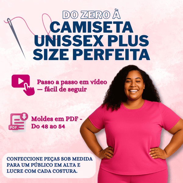 Camiseta Unissex Plus Size