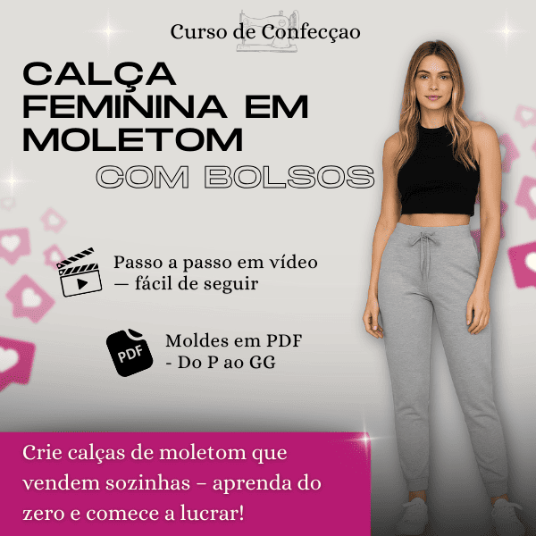 Calça Moletom Feminina