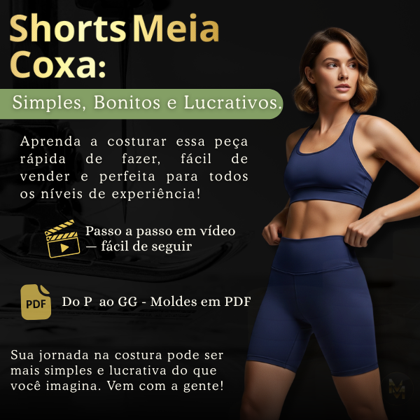 Shorts Meia Coxa
